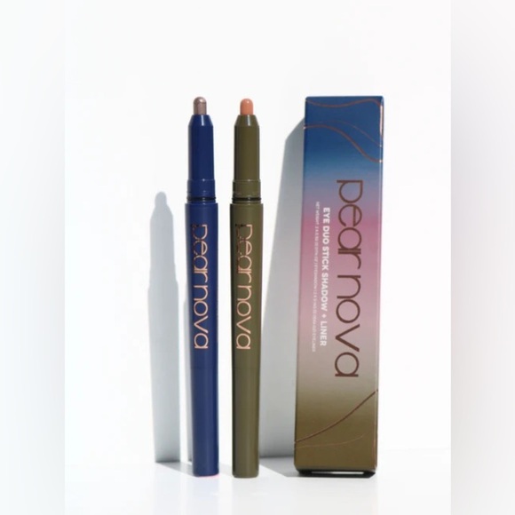 NIB Pear Nova Eye Duo Stick Shadow + Liner in Azurite & Unakite (2 duo sticks) - Picture 4 of 8